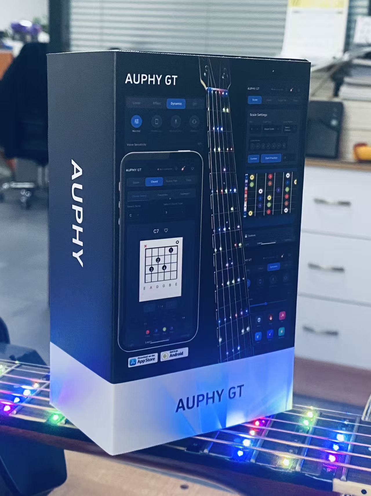 AUPHY GT Smart Guitar Learning System SCT-86PRO guitar fretboard light