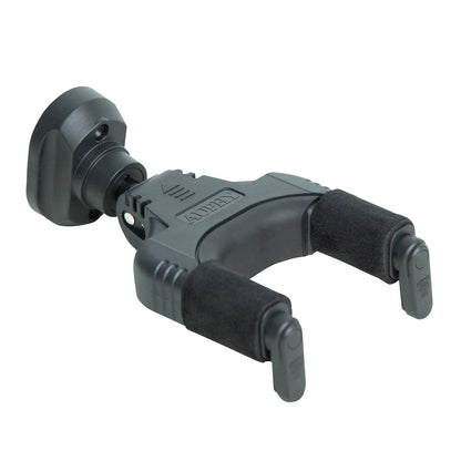 Guitar Wall Mount Auto Lock,Guitar Wall Holder with Nitro-Safe Velvet,Universal Compatibility for All Headstocks and Neck Widths Supports Acoustic, Electric, and Bass Guitars