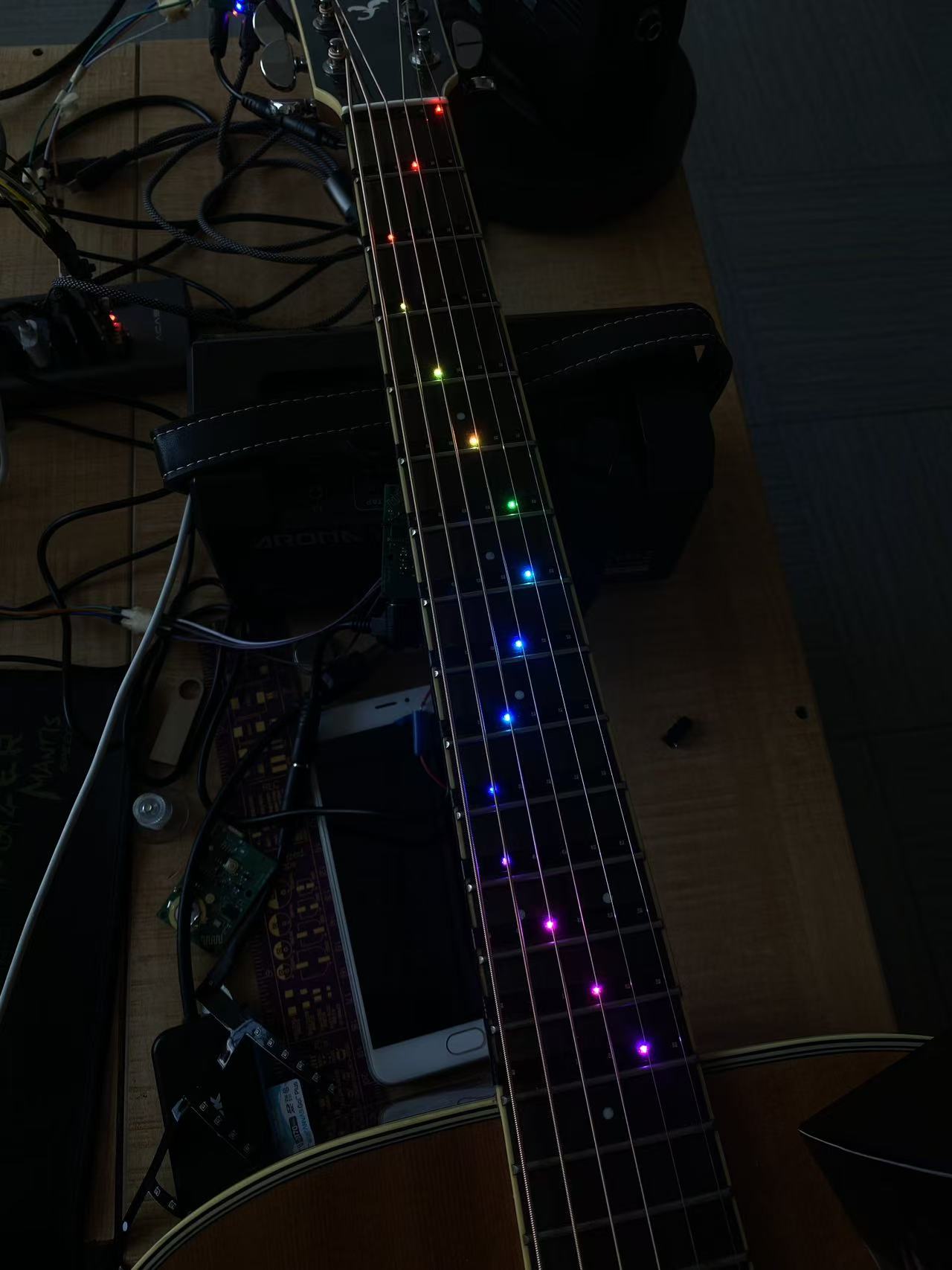 AUPHY GT Smart Guitar Learning System SCT-86PRO guitar fretboard light