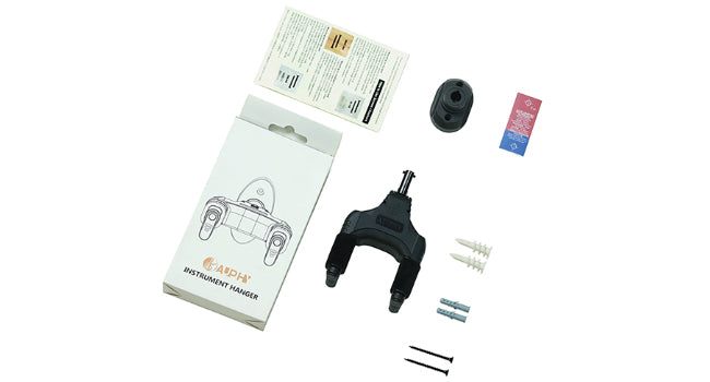 Guitar Wall Mount Auto Lock,Guitar Wall Holder with Nitro-Safe Velvet,Universal Compatibility for All Headstocks and Neck Widths Supports Acoustic, Electric, and Bass Guitars