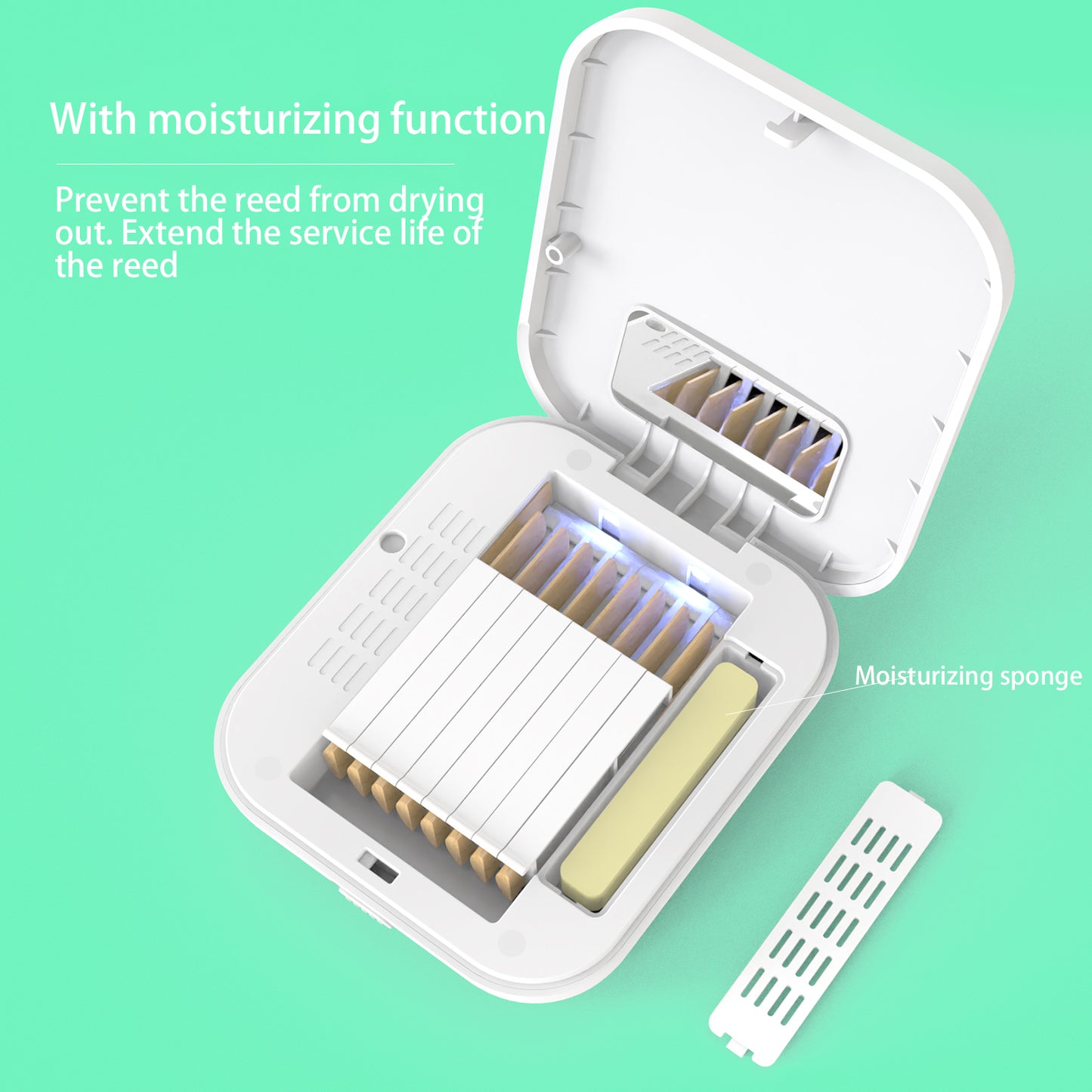 Auphy Solo Sax Reeds Reed case Guard for Alto, Tenor, Soprano Saxophone Reeds