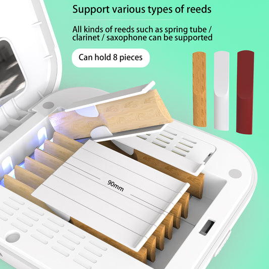 Auphy Solo Sax Reeds Reed case Guard for Alto, Tenor, Soprano Saxophone Reeds