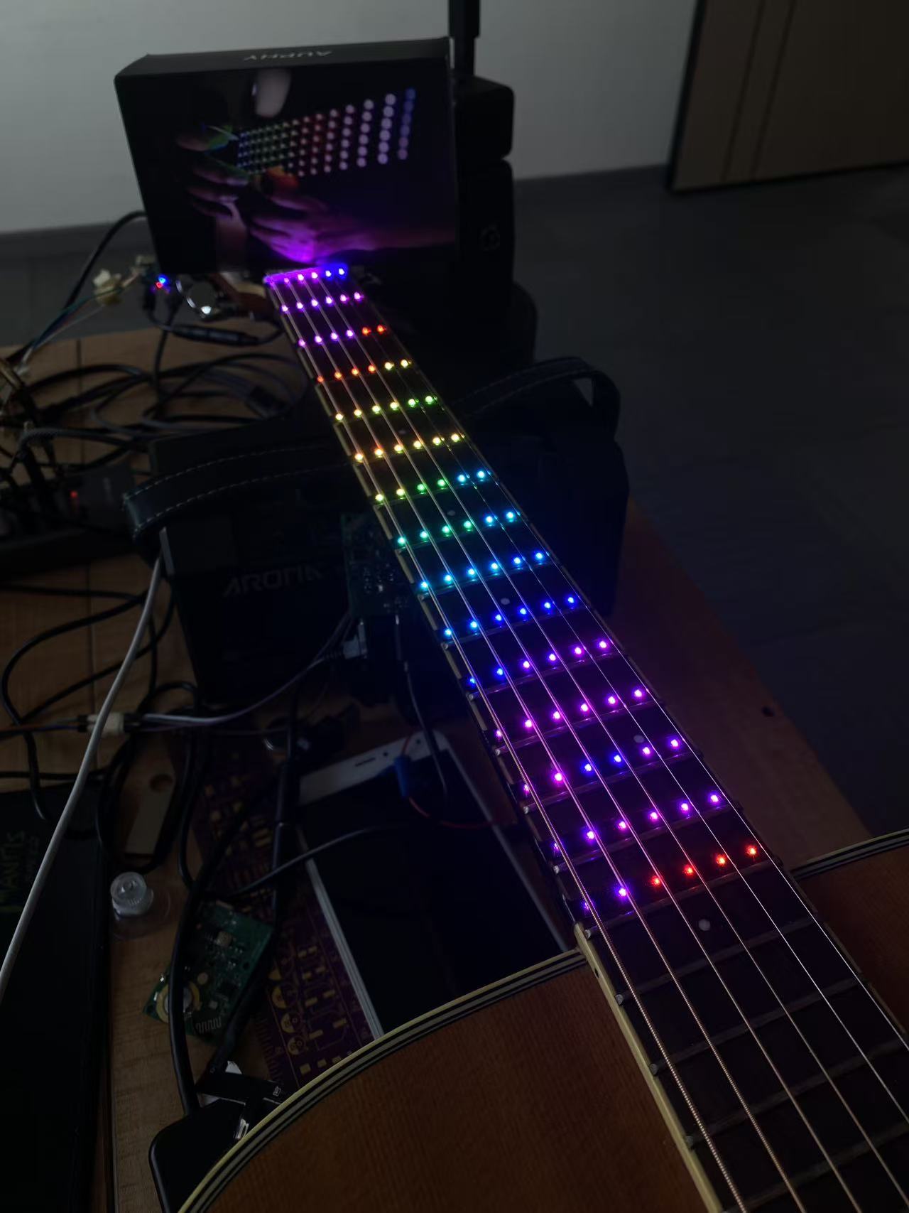 AUPHY GT Smart Guitar Learning System SCT-86PRO guitar fretboard light
