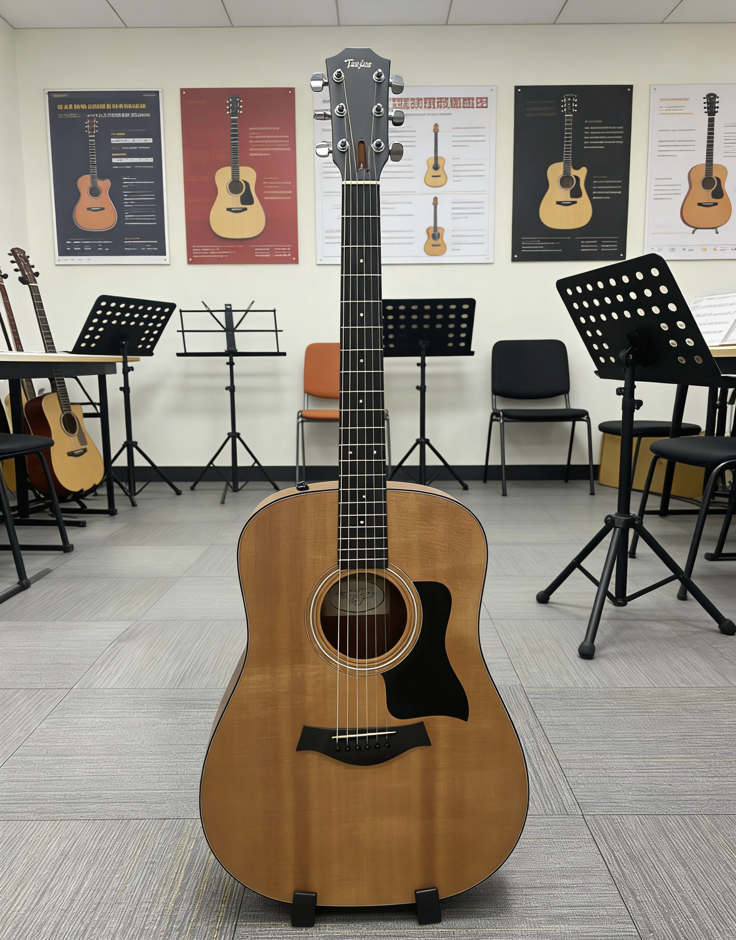 AUPHY SGS-22 Guitar Steady Stand Adjustable from 90 to 120 cm