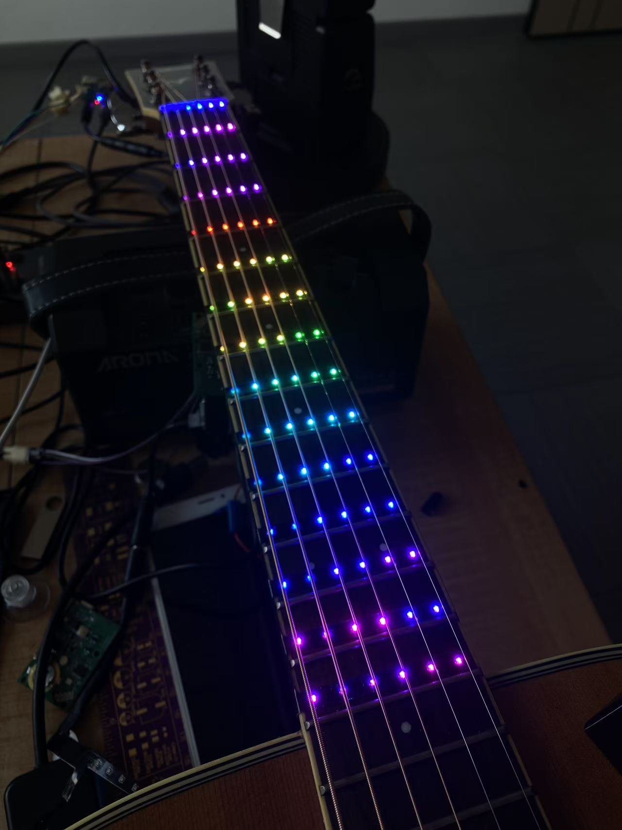 AUPHY GT Smart Guitar Learning System SCT-86PRO guitar fretboard light