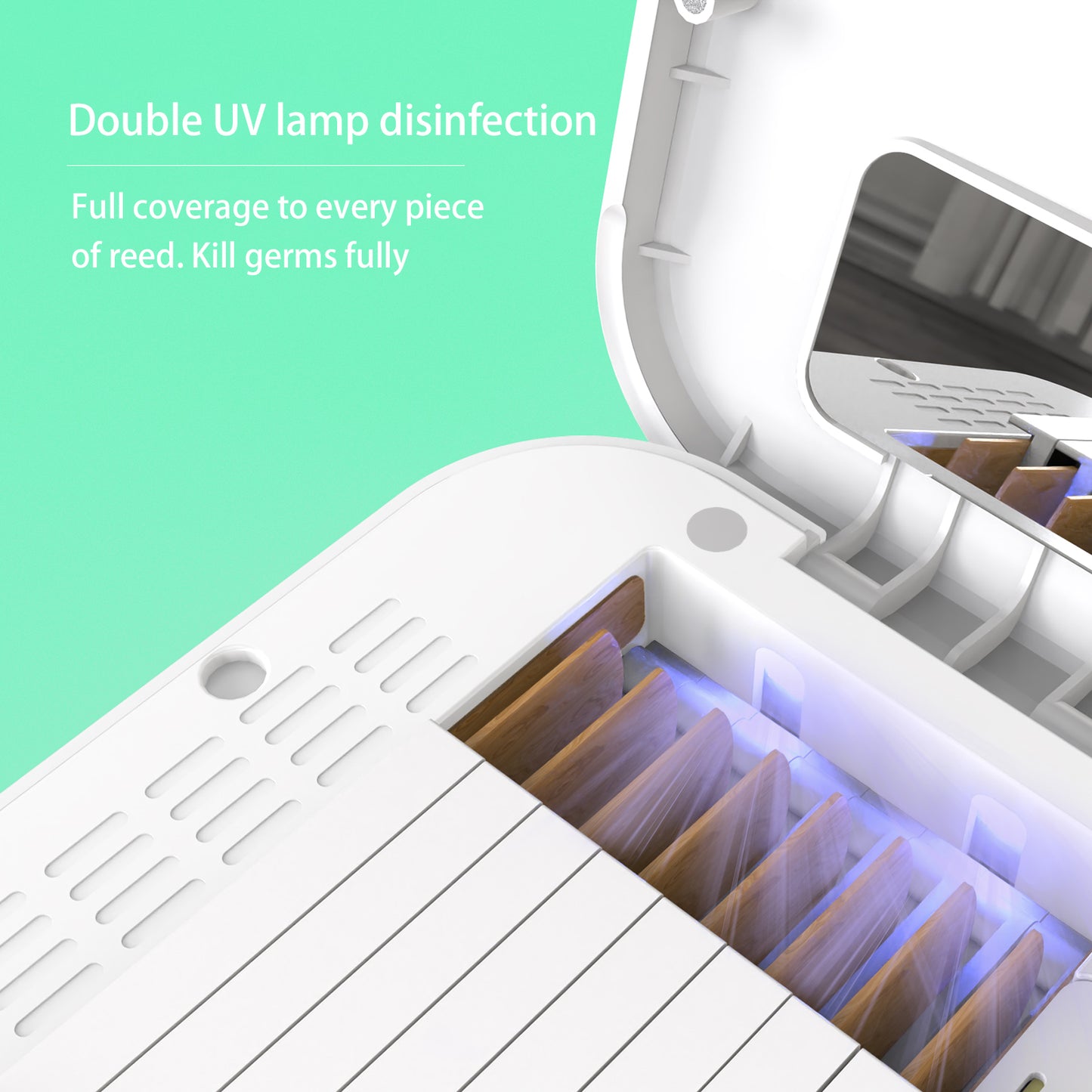 Auphy Solo Sax Reeds Reed case Guard for Alto, Tenor, Soprano Saxophone Reeds