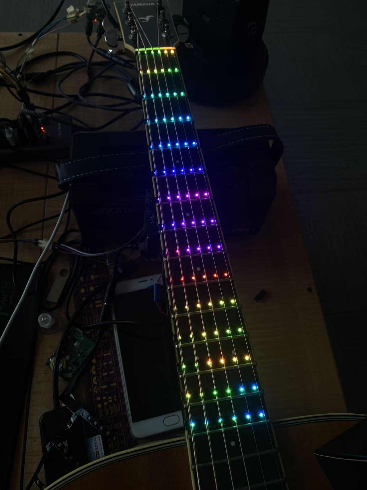 AUPHY GT Smart Guitar Learning System SCT-86PRO guitar fretboard light