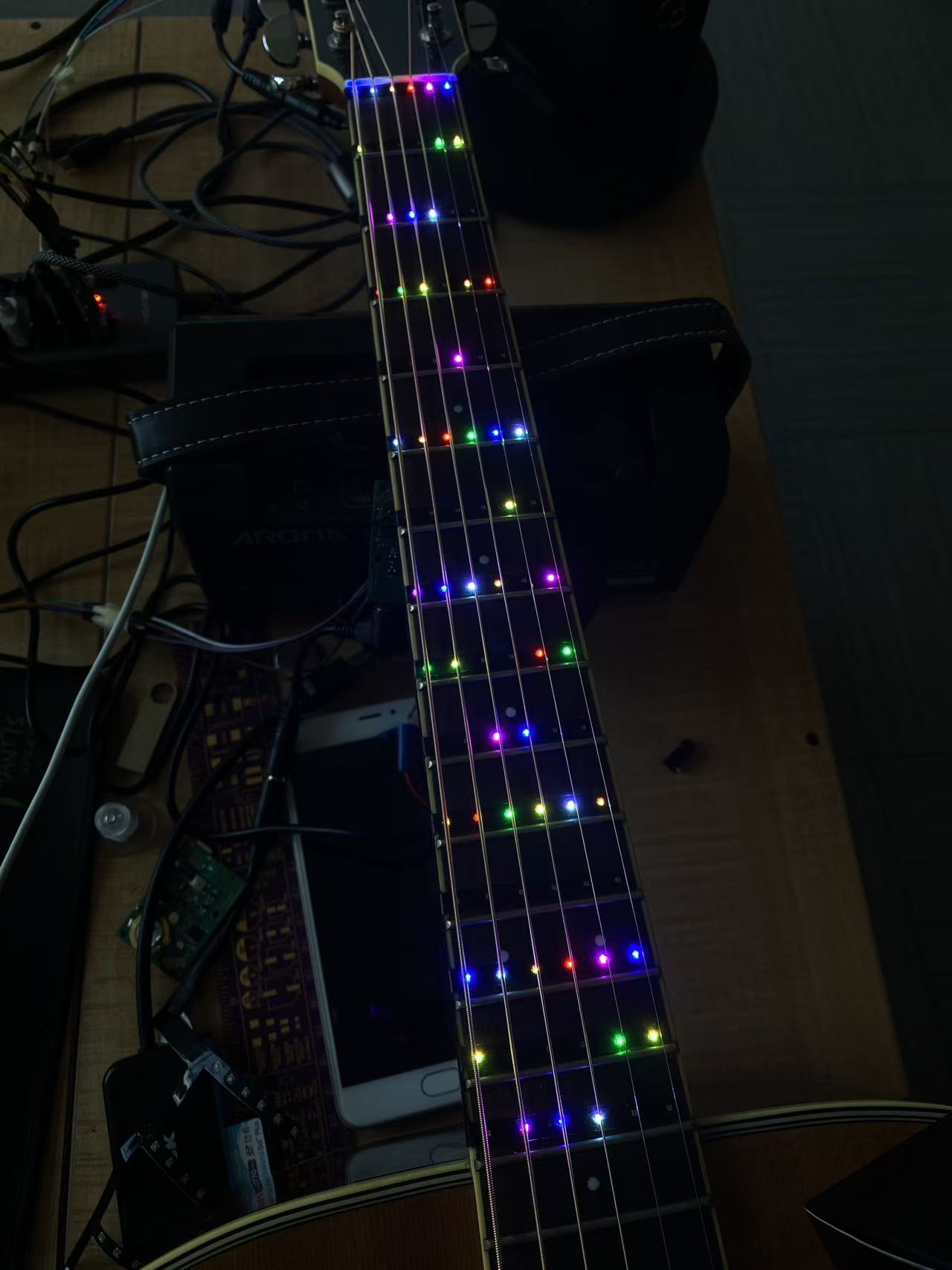 AUPHY GT Smart Guitar Learning System SCT-86PRO guitar fretboard light